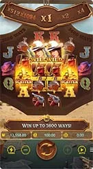 Struktur Layar Antarmuka Sesi Wild Bounty Sd